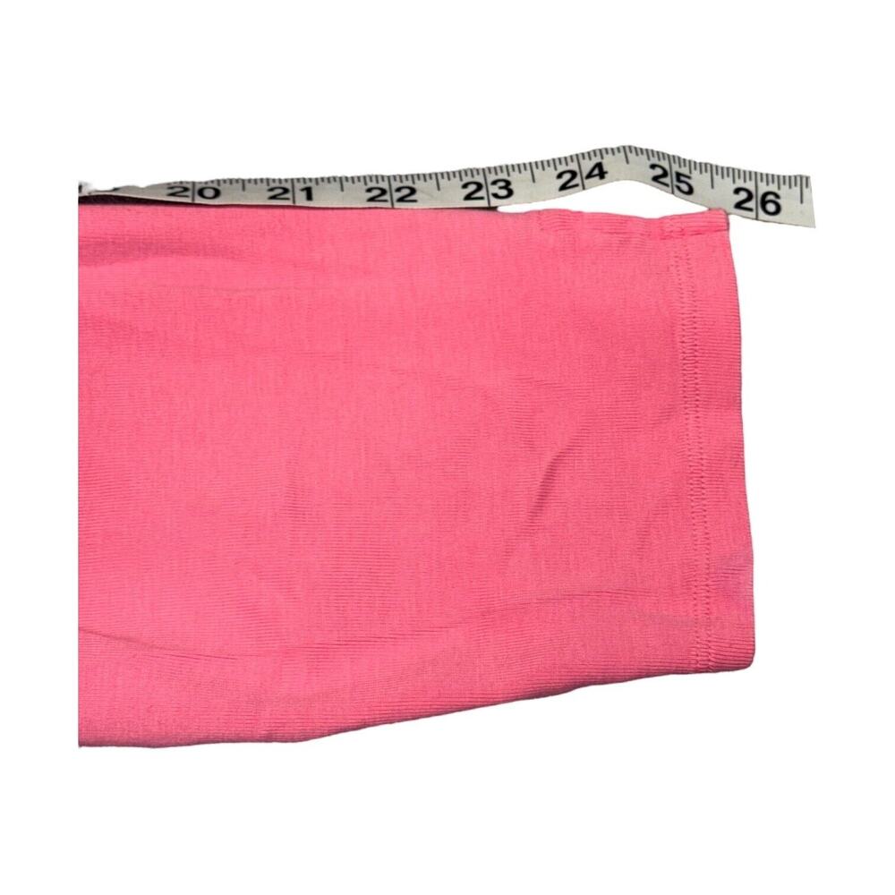 David Brooks Blouse Top Women's XL Pink 100% Cotton Knit Round Neck Long Sleeve - Picture 6 of 8